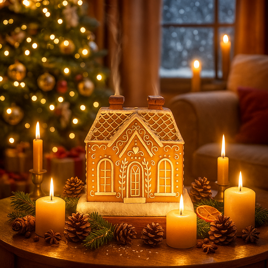 Kominek w kształcie piernikowego domku™